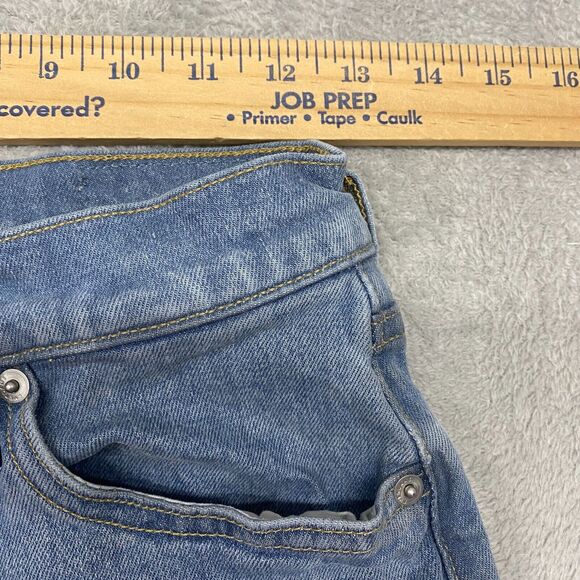 Everlane Jeans Womens 25 Blue Crop Original Checky Organic Cotton High Rise - Picture 4 of 11